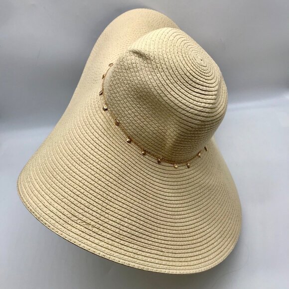 I.N.C. International Concepts Natural Embellished Oversized Floppy Hat main image 8